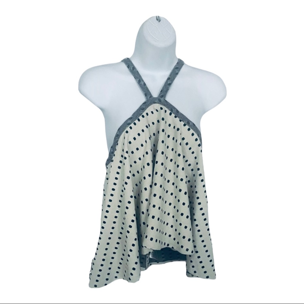 Anthropologie Postmark Womens Medium Halter Jemma Crop Tank